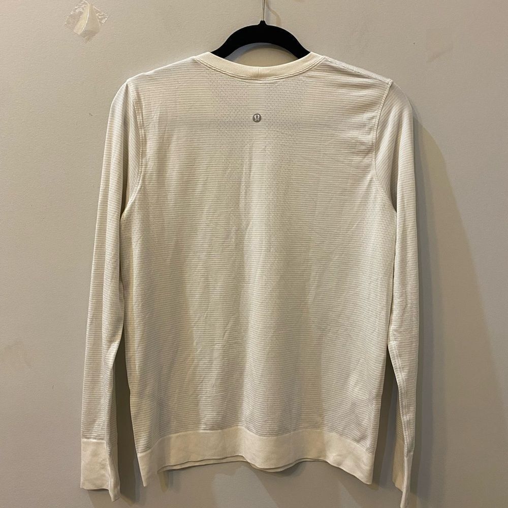 Lululemon Swift Tech Long Sleeve Crewneck Shirt Women Size 8 - Picture 4 of 7